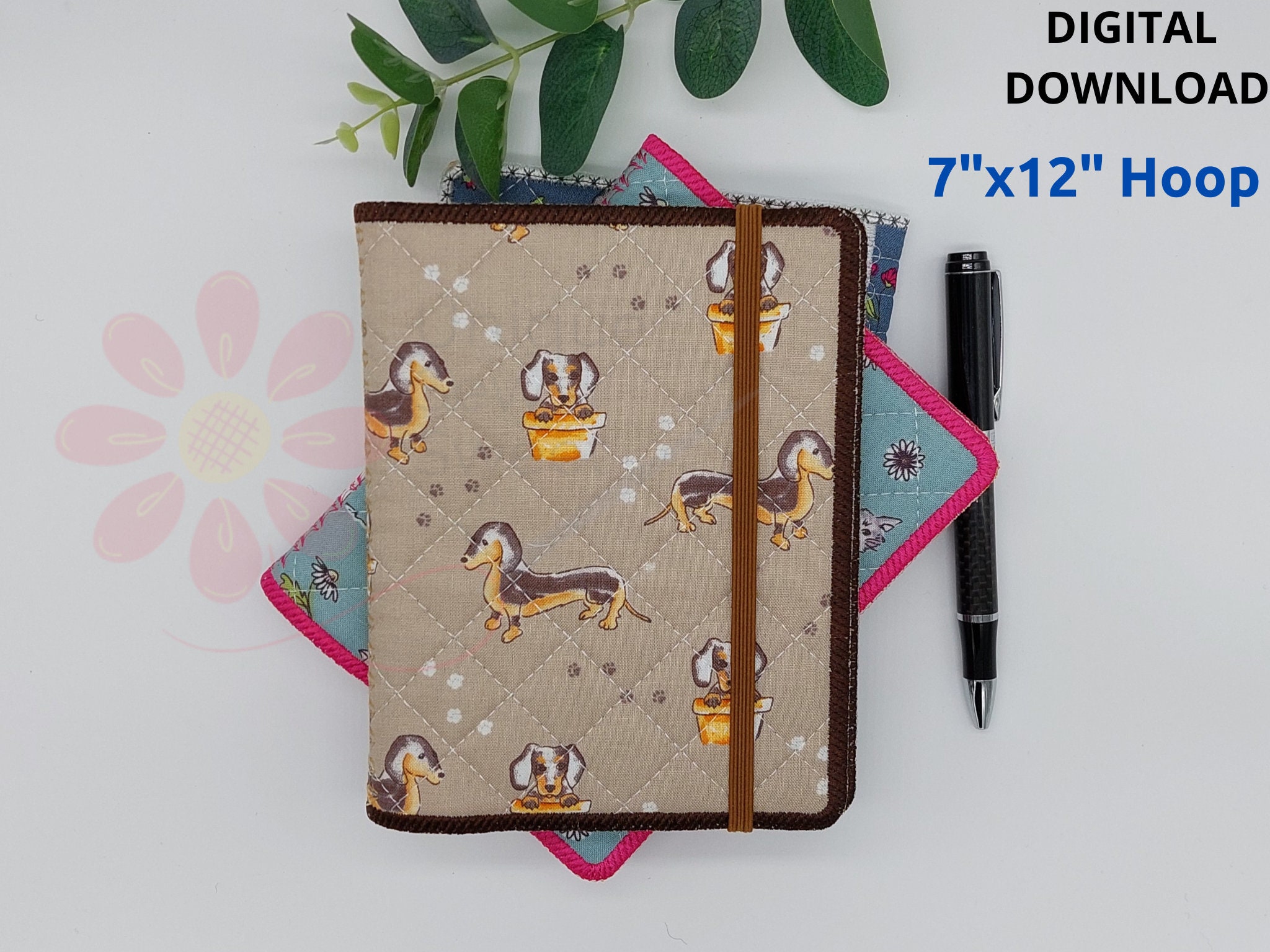 ITH Notebook Cover A6 Machine Embroidery Notebook Cover Etsy Australia