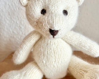 Knitted Teddy Bear 26cm for newborn photography props