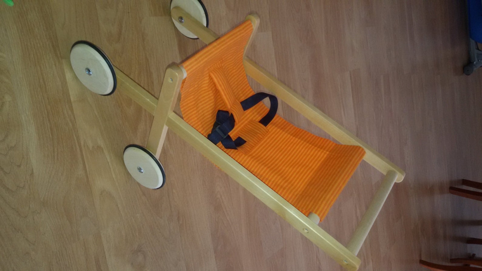 Wooden doll pram Etsy