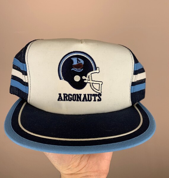 VINTAGE Argonauts 3 Stripe Mesh Snapback Hat