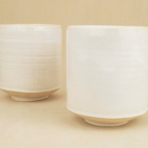 Handmade TEA CUP Without Handle Unglazed Simple Ceramic MUG Etsy