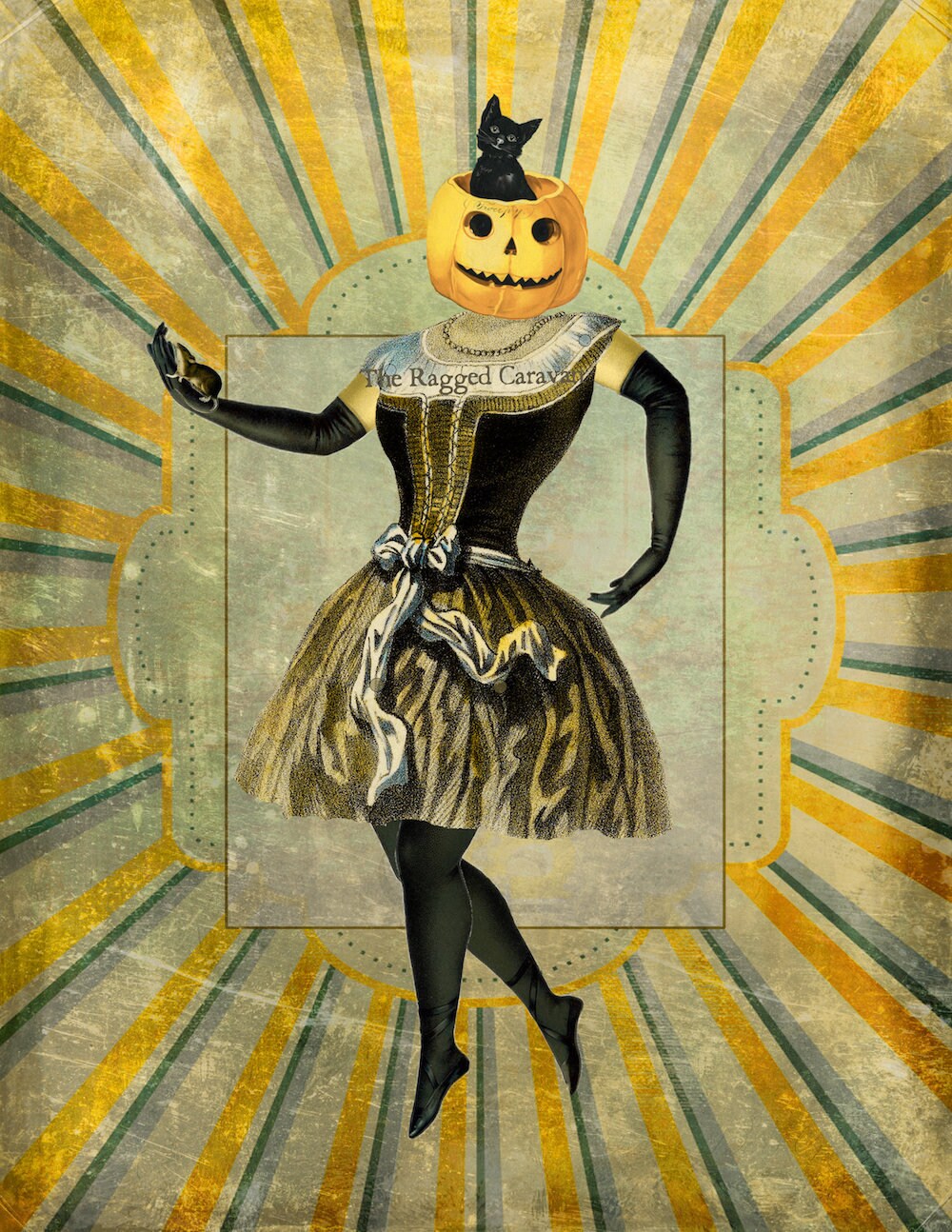 Craft Supplies &amp; Tools Pumpkin toy Collage Sheet Vintage Victorian ...