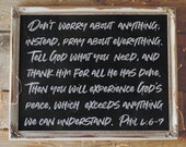 Items Similar To Philippians 46 7 Nlt Dont Worry 10