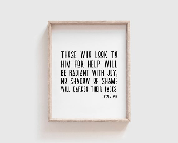 Psalm 34 5 NLT Those Who Look To Him For Help Will Be Etsy psalms-37-new-living-translation-nlt-audio-bible-youtube