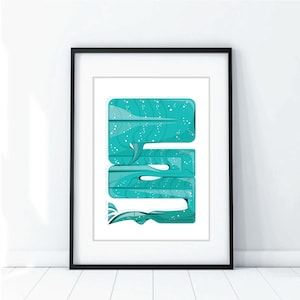 The Whale Shark Print.