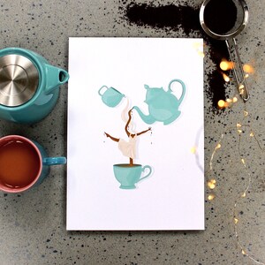 The Tea Lover A4 Print.