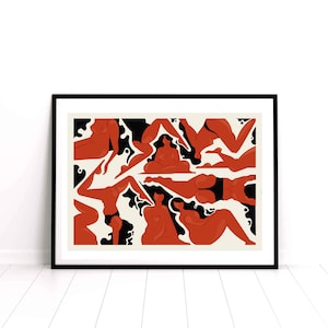 Yoga Pattern Print.