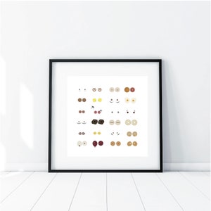 The Boob Chart Print.