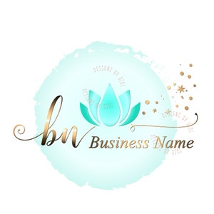 Lotus logo, beauty spa, spiritual logo, Wellness logo, spa relaxing logo, meditation logo, psychology logo, yoga logo, vector massage design