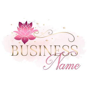 Spa relaxing logo, lotus flower beauty logo, Wellness Center logo, Therapy Logo, Massage health logo, yoga pilates logo, branding identity