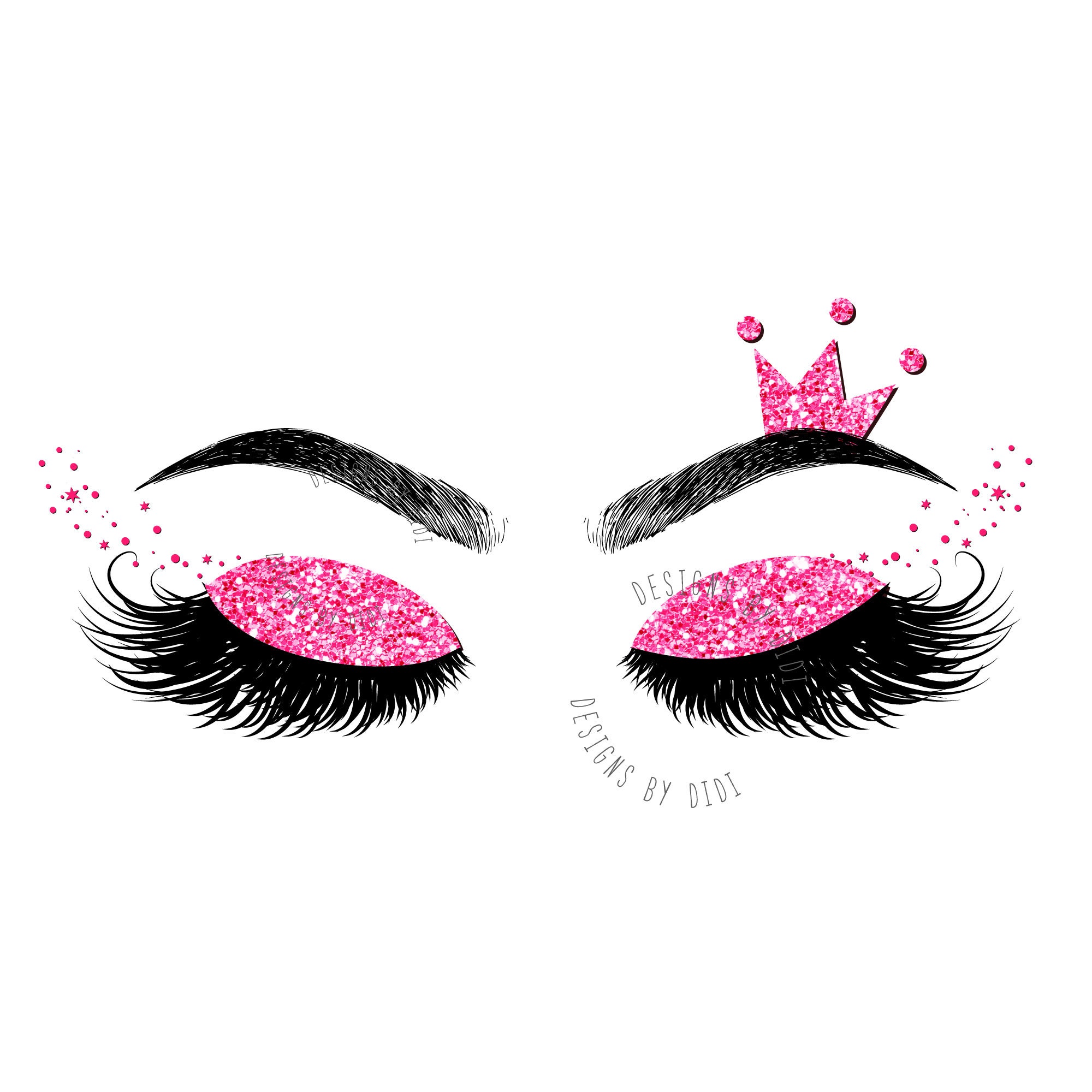 Lash Logo Rose Gold Logo Beauty Logo Brow Logo Premade Logo