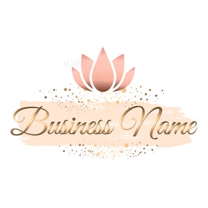 Spa relaxing logo, lotus beauty logo, Wellness Center logo, pink lotus flower logo, Therapy Logo, Massage skincare Logo, beauty treatment
