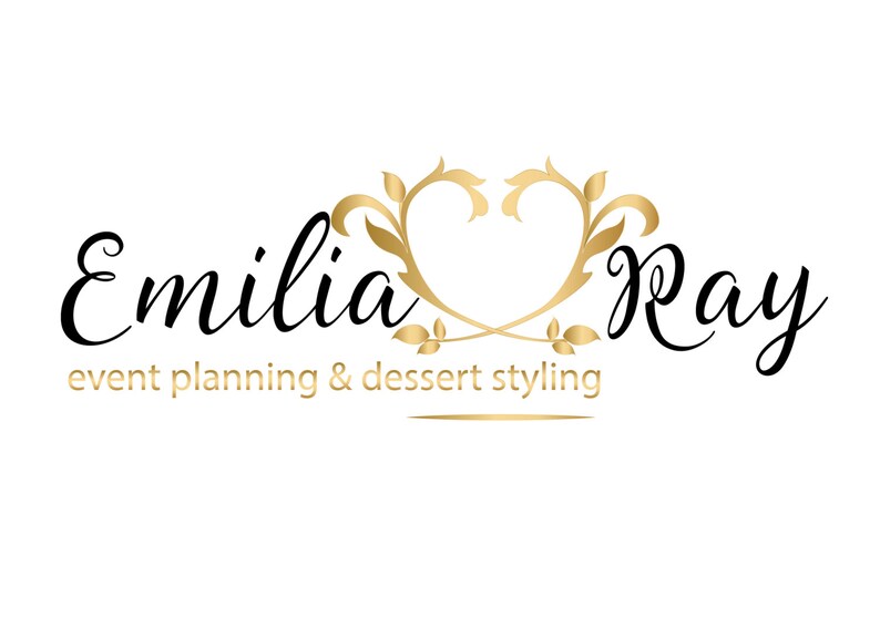 Custom Logo Design Gold Heart Watermark Photography Jewelry Etsy