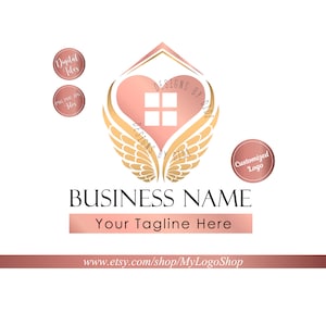 Home care logo, Nurse staffing agency logo, Elderly healthcare heart logo, vector senior care logo, Elderly care logo, Residential home logo