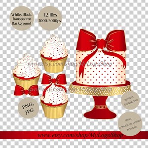 Descarga digital de pastelitos y magdalenas de panadería, dulces brillantes con brillo dorado para imprimir, sublimación para camisetas, tazas, tarjetas, panadería y pastelería