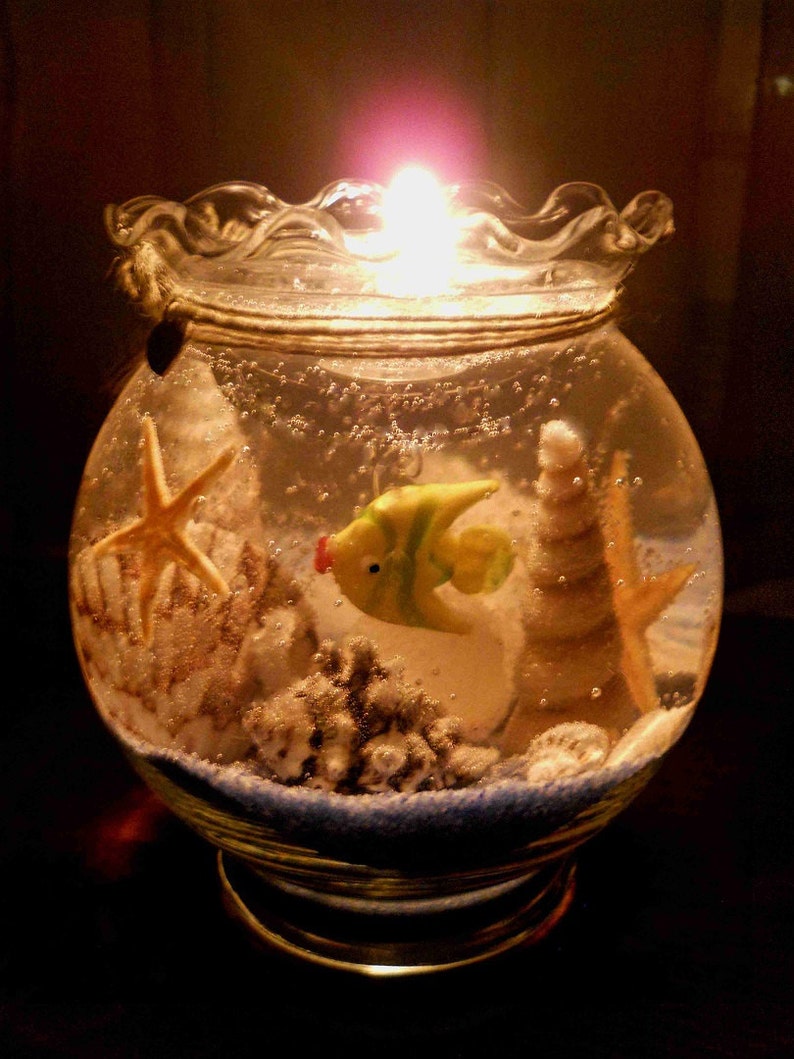 Forever Fish Bowl Gel Candle Refill the tealight holder Keep Etsy