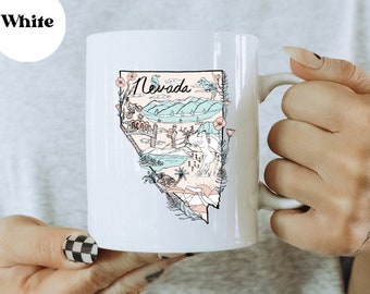 Nevada Coffee mug, Nevada gifts, Nevada cup, Home Means Nevada Coffee Mug, Coffee Mug, Ceramic mug