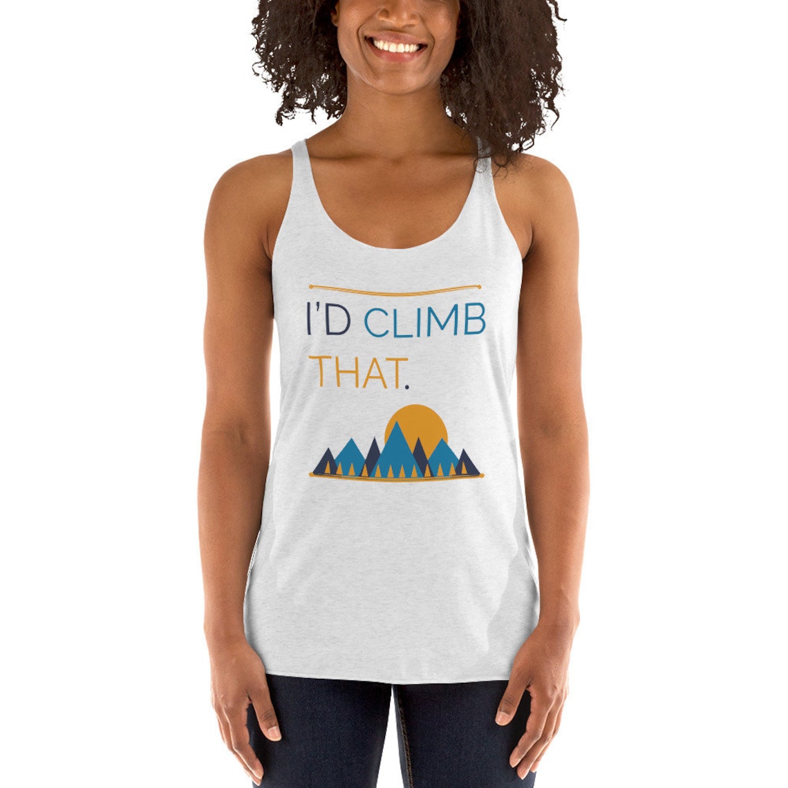 Climbing Tank Top i'd Climb That Tank Top / Etsy