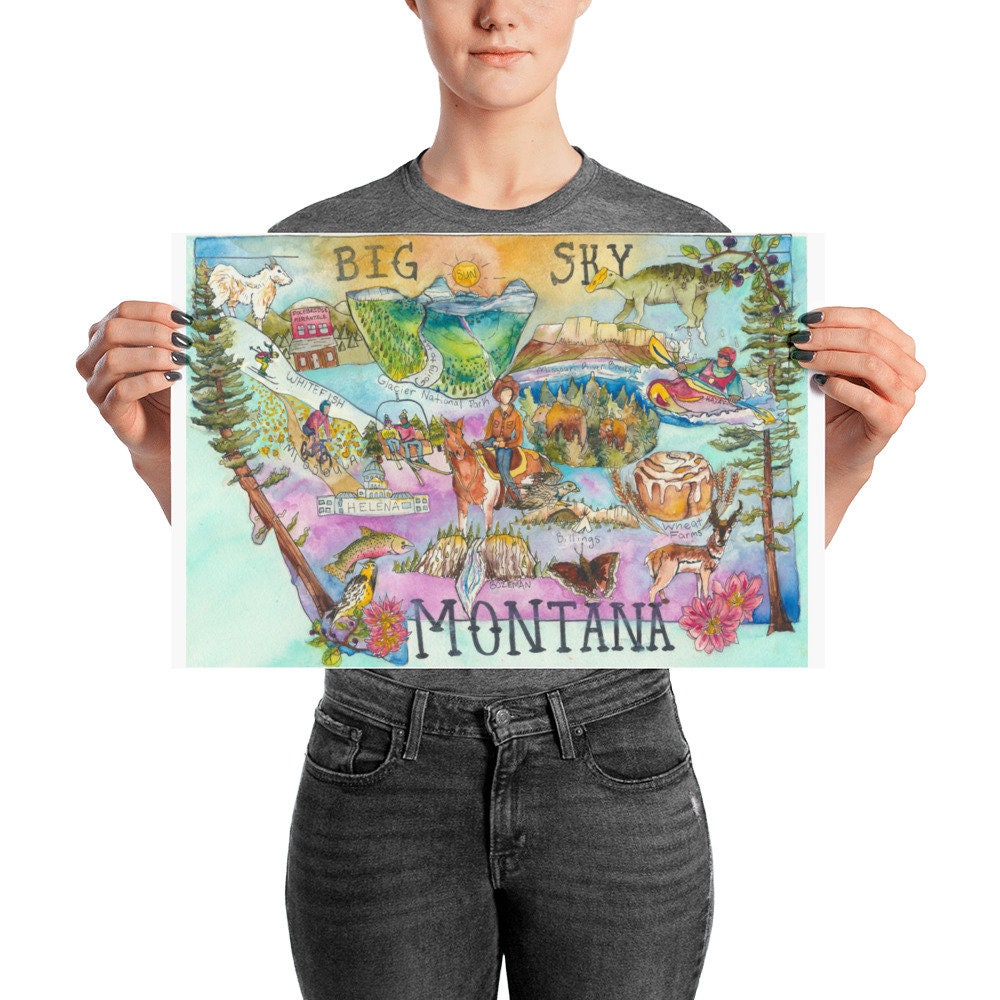 Art Big Sky Country Whitefish Art 