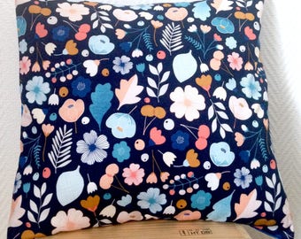 Fall flowers pillow cover