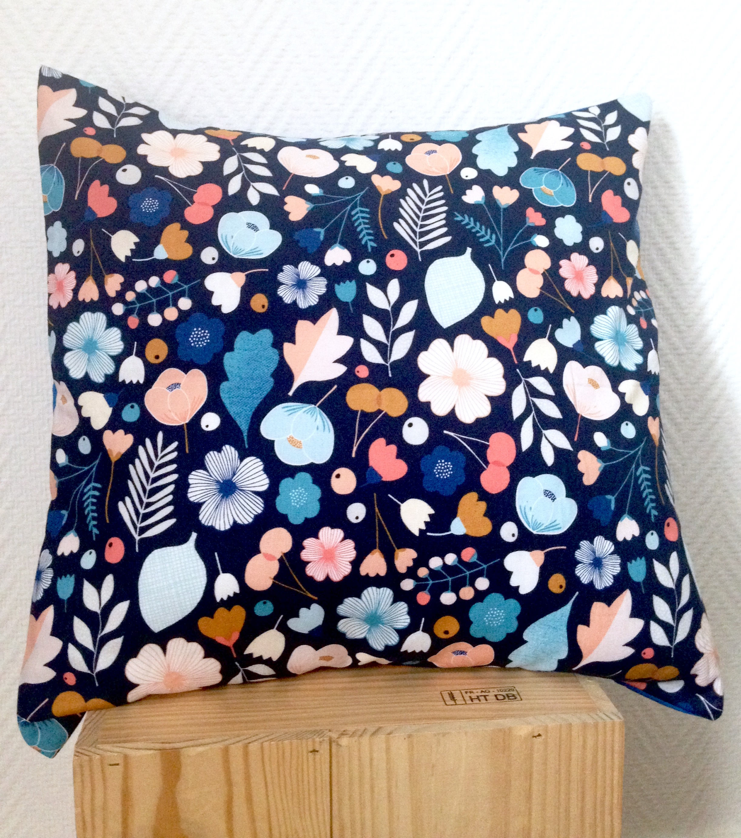 Housse de Coussin Fleurs d'automne