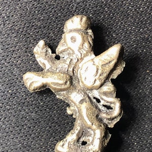 Montagnani Character, Italy (top) on Silver Plated Demitasse Spoon - pre-owned