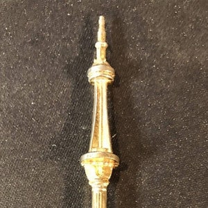 CN Tower, Toronto, ONT, Canada on Gold Colored Silver Plated Souvenir Spoon - NEW