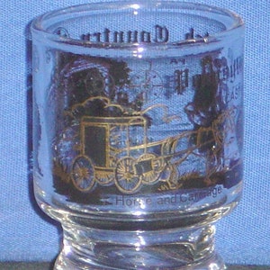 Pennsylvania Dutch Country with Scenes on 2oz Glass Shot Glass - NEW