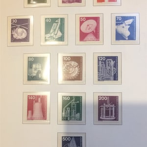 Sammler-Briefmarken - Deutschland-Berlin Scott #9N359-76 NH Komplett