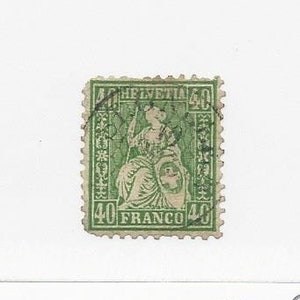 Collector Stamps ~ Switzerland Scott # 47 USED Single