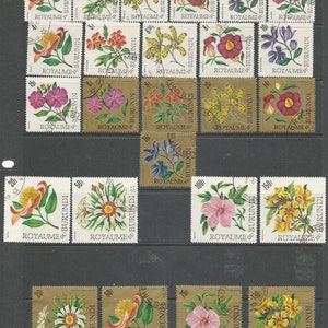 Sammler-Briefmarken - Burundi Scott - 141-156,C17-25 gebraucht Komplett