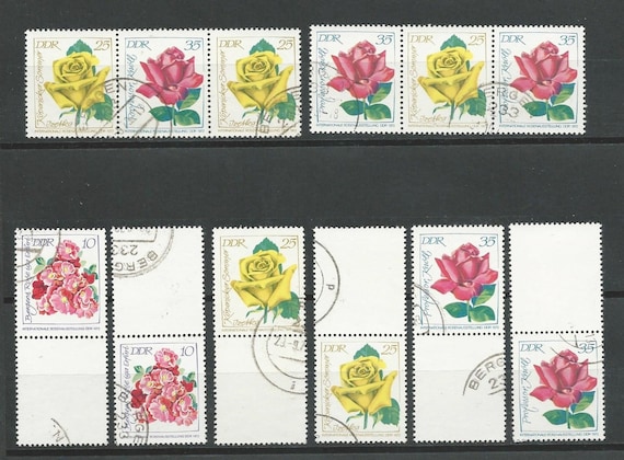 コレクター切手 ~ 東ドイツ (DDR) 16 種類のコンボ (1972) 中古 - Etsy