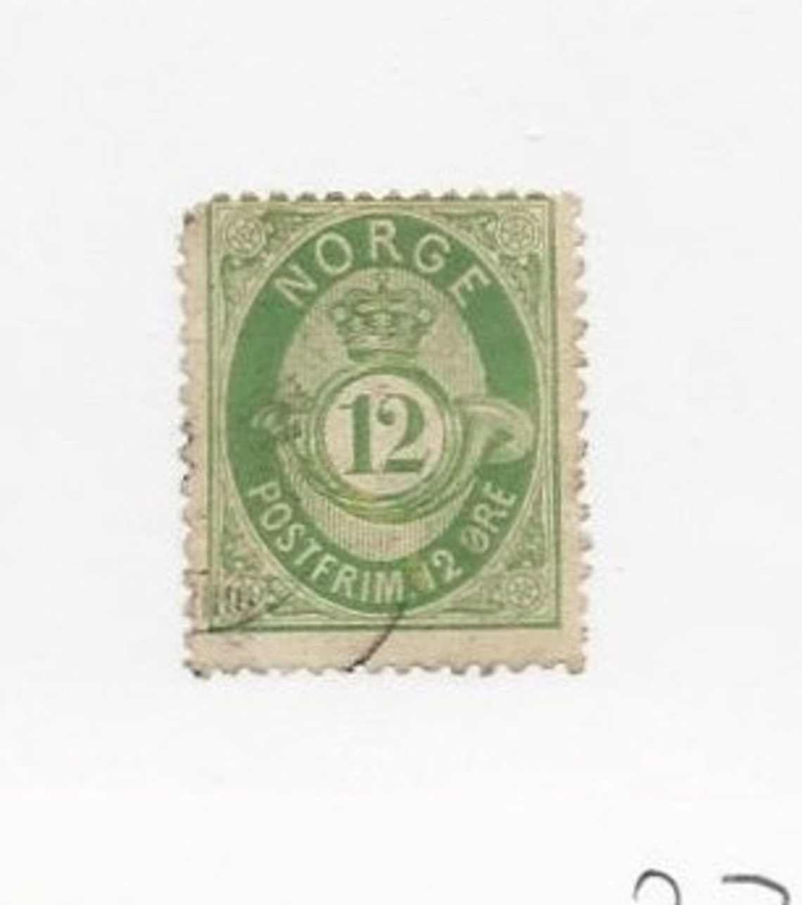 Collector Stamps Norway Scott 26 USED Single Etsy