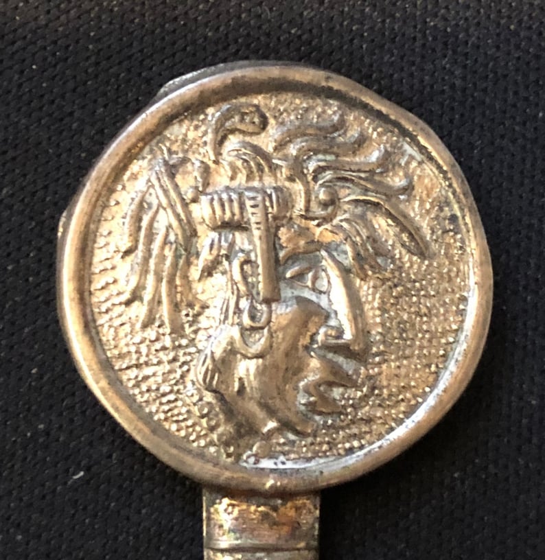 Acapulco Mexico Silver Souvenir Spoon