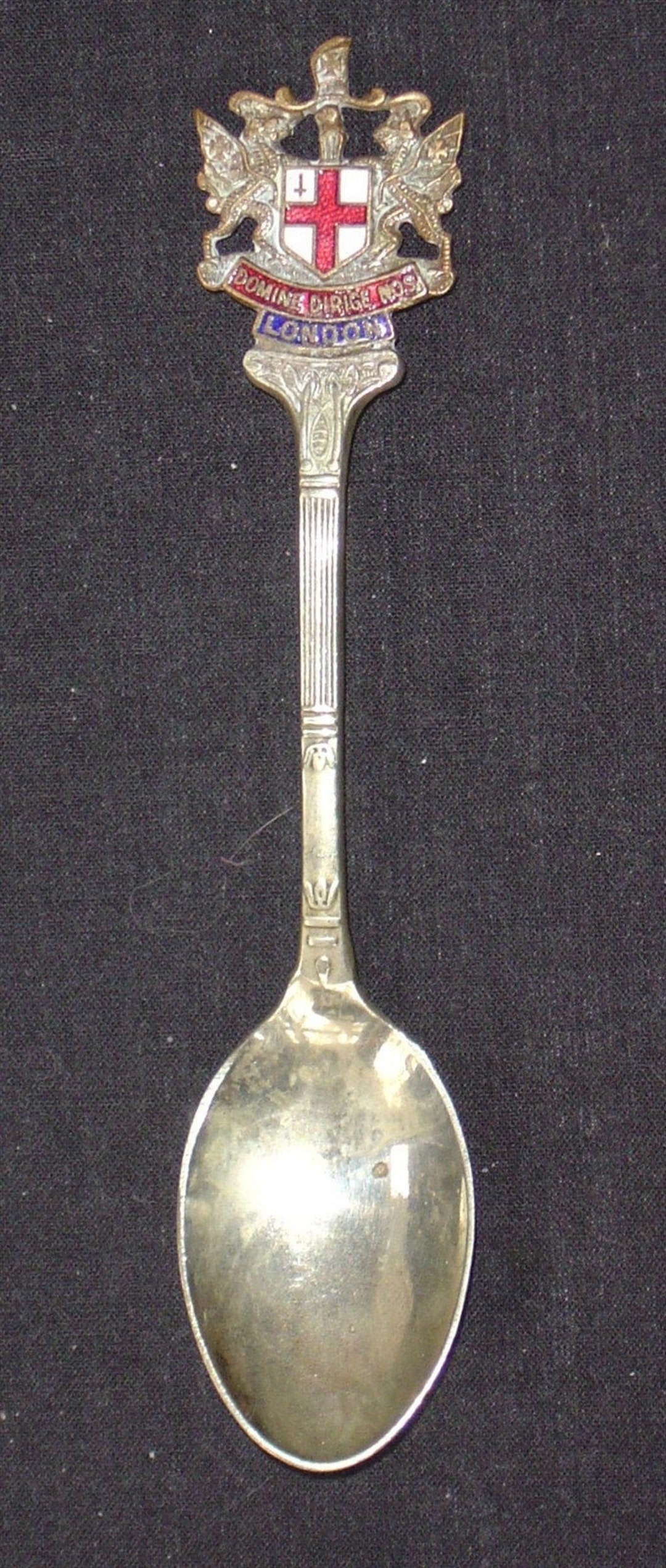 London England Domine Dirige Nos and Crest top on Silver - Etsy