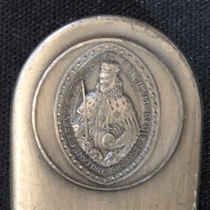 Franklin Mint American Colonies Series ~ Virginia ~ on Pewter Souvenir Spoon