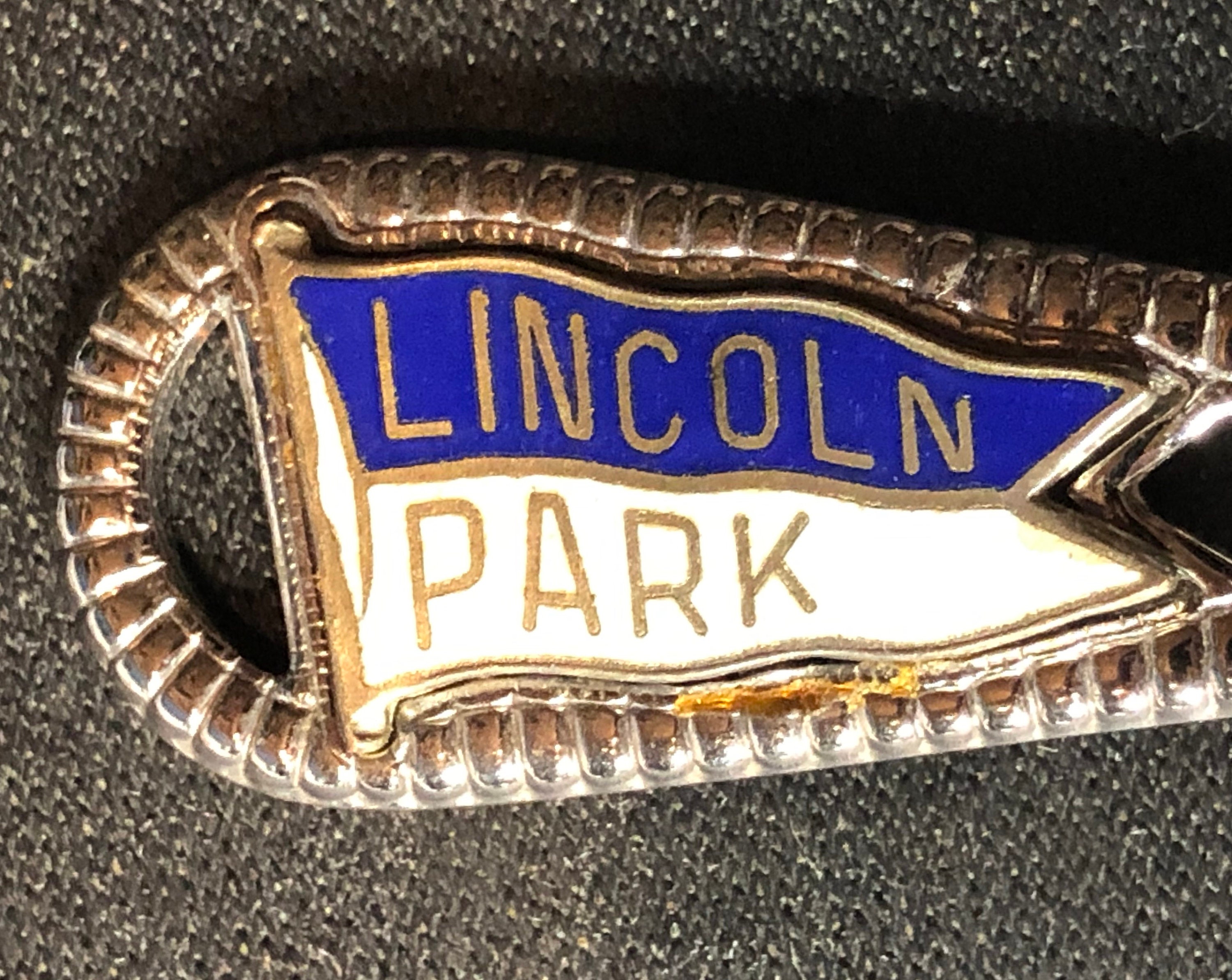Lincoln Park, New Jersey (top) on Souvenir Spoon - pre-owned