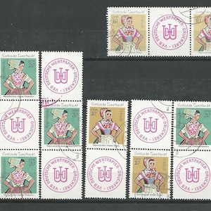 Collector Stamps ~ East Germany (DDR) 8 Different Combos (1971) USED