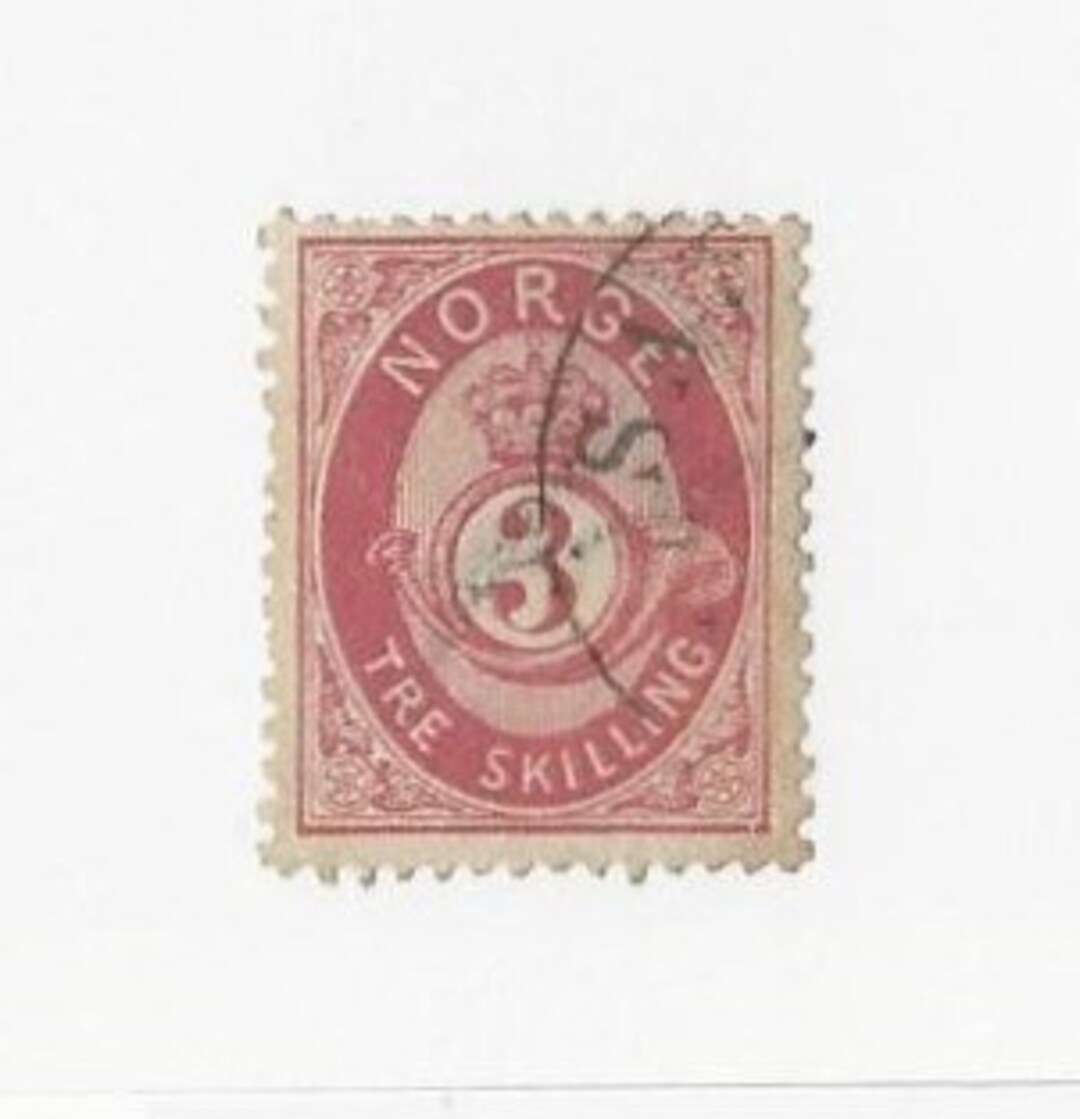 Collector Stamps Norway Scott 18 USED Single Etsy
