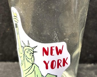Nueva York, Nueva York y la Estatua de la Libertad en un vaso de chupito de 30 ml - NUEVO
