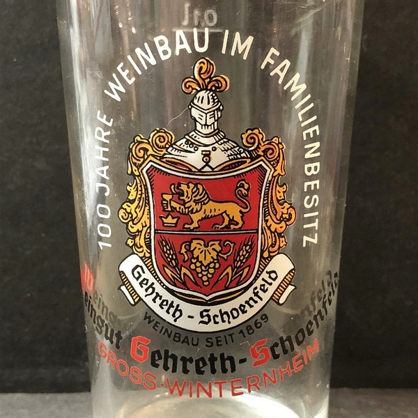 100 Jahre Weinbau im Familienbesitz (100 years of family-owned viticulture) on 3oz Glass Shooter - NEW