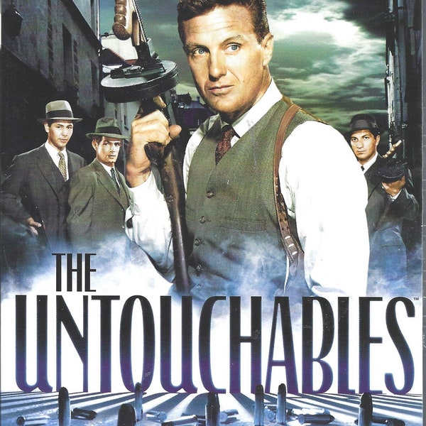 The Untouchables Starring: Robert Stack - Complete Season 1 Volume 1 & 2 on 8 DVDs- pre-owned