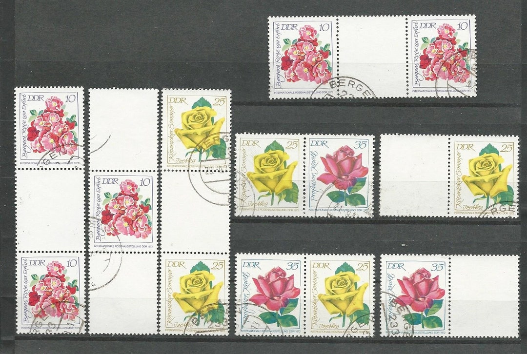 コレクター切手 ~ 東ドイツ (DDR) 16 種類のコンボ (1972) 中古 - Etsy