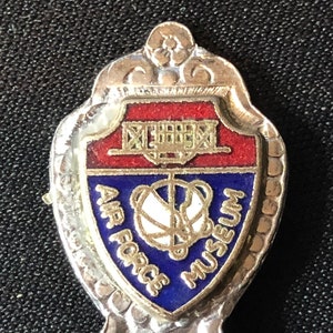 Air Force Museum, Dayton, Ohio (top) on Souvenir Spoon - pre-owned