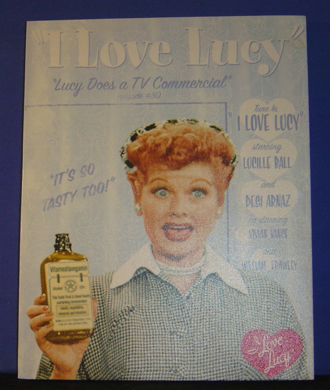 I Love Lucy lucy Does A TV Commercial Mounted Etsy