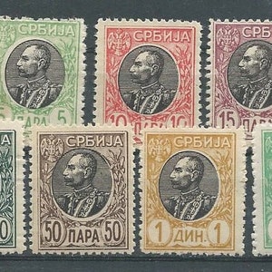 Collector Stamps ~ Serbia Scott # 87-97 NH Complete