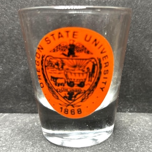 Oregon State University en logo op borrelglas van 1 oz - NIEUW