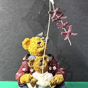 Boyds Bears ~ The Bearstone Collection ~ #228436 Becky and Benji... Breezy Pastime (2E)