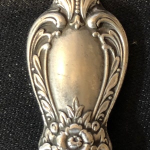 Flower and Design (top) on Silver Plated Souvenir Fork - pre-owned