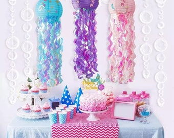 Mermaid Birthday Jellyfish Lanterns/Bedroom Decorations